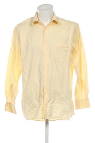 Ανδρικό πουκάμισο Jacques Britt, Μέγεθος S, Χρώμα Κίτρινο, Τιμή 5,23 €