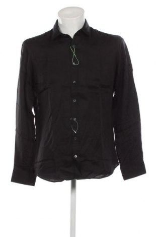 Ανδρικό πουκάμισο Jake*s, Μέγεθος M, Χρώμα Μαύρο, Τιμή 22,27 €