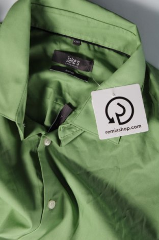 Мъжка риза Jake*s, Размер XL, Цвят Зелен, Цена 41,04 лв.