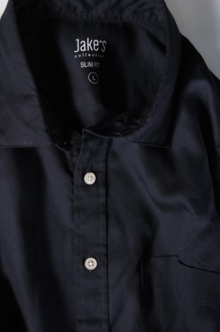 Ανδρικό πουκάμισο Jake*s, Μέγεθος L, Χρώμα Μπλέ, Τιμή 18,93 €