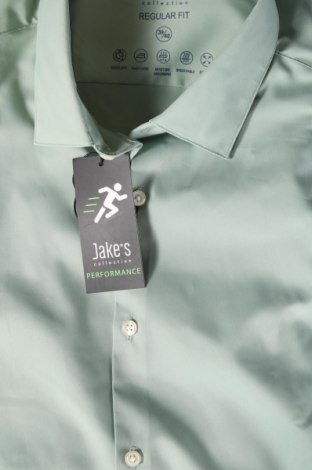 Ανδρικό πουκάμισο Jake*s, Μέγεθος M, Χρώμα Πράσινο, Τιμή 37,11 €