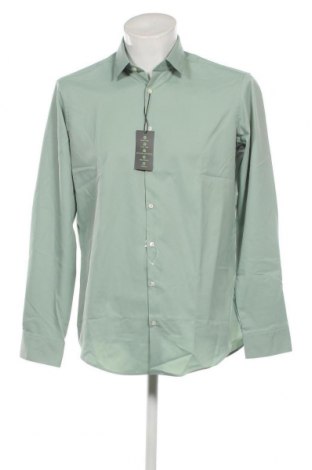 Мъжка риза Jake*s, Размер M, Цвят Зелен, Цена 43,20 лв.