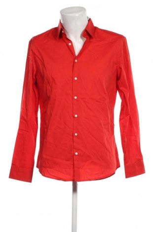 Ανδρικό πουκάμισο Jake*s, Μέγεθος L, Χρώμα Κόκκινο, Τιμή 21,15 €