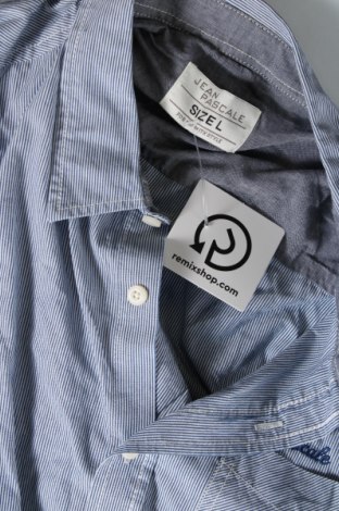 Herrenhemd Jean Pascale, Größe L, Farbe Blau, Preis 5,25 €