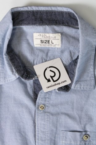 Мъжка риза Jean Pascale, Размер L, Цвят Син, Цена 9,57 лв.