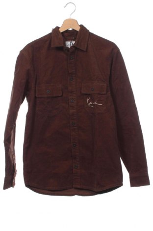 Мъжка риза Karl Kani, Размер XS, Цвят Кафяв, Цена 16,35 лв.