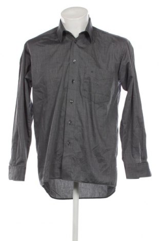 Мъжка риза Kauf, Размер M, Цвят Сив, Цена 6,75 лв.