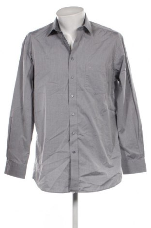 Ανδρικό πουκάμισο Kauf, Μέγεθος L, Χρώμα Γκρί, Τιμή 3,41 €
