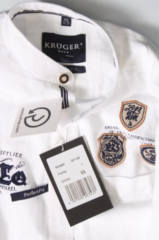 Мъжка риза Kruger, Размер XS, Цвят Бял, Цена 72,00 лв.
