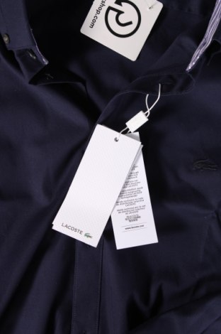 Мъжка риза Lacoste, Размер L, Цвят Син, Цена 150,00 лв.