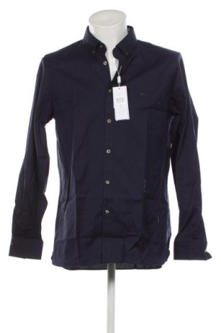 Ανδρικό πουκάμισο Lacoste, Μέγεθος L, Χρώμα Μπλέ, Τιμή 46,39 €