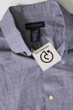 Ανδρικό πουκάμισο Lands' End, Μέγεθος L, Χρώμα Μπλέ, Τιμή 17,94 €