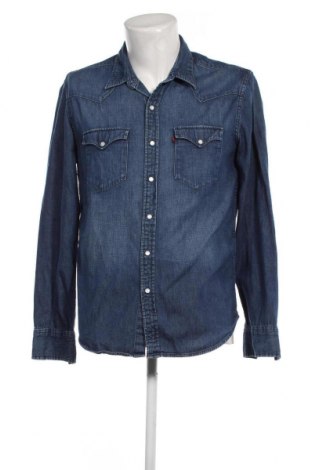 Ανδρικό πουκάμισο Levi's, Μέγεθος M, Χρώμα Μπλέ, Τιμή 14,42 €
