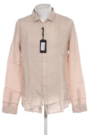 Ανδρικό πουκάμισο Liu Jo, Μέγεθος XXL, Χρώμα  Μπέζ, Τιμή 65,72 €