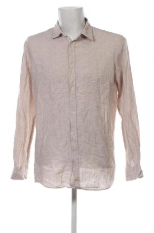 Ανδρικό πουκάμισο Livergy, Μέγεθος M, Χρώμα  Μπέζ, Τιμή 8,07 €