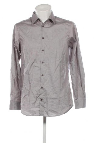 Ανδρικό πουκάμισο Manor, Μέγεθος M, Χρώμα Γκρί, Τιμή 4,49 €