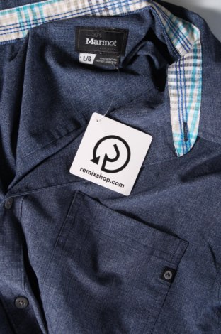 Ανδρικό πουκάμισο Marmot, Μέγεθος L, Χρώμα Μπλέ, Τιμή 28,20 €