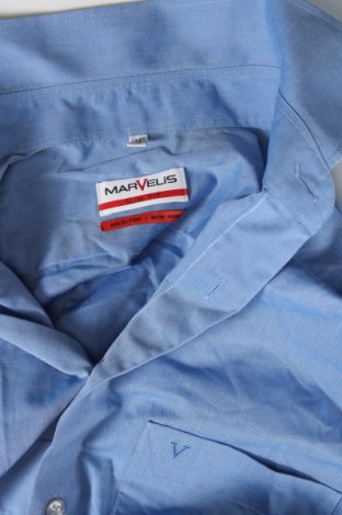 Herrenhemd Marvelis, Größe S, Farbe Blau, Preis € 3,03