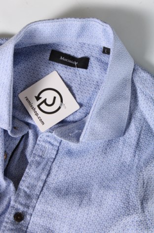 Ανδρικό πουκάμισο Matinique, Μέγεθος L, Χρώμα Μπλέ, Τιμή 31,98 €