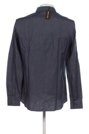 Herrenhemd Michael Kors, Größe M, Farbe Blau, Preis 96,43 €