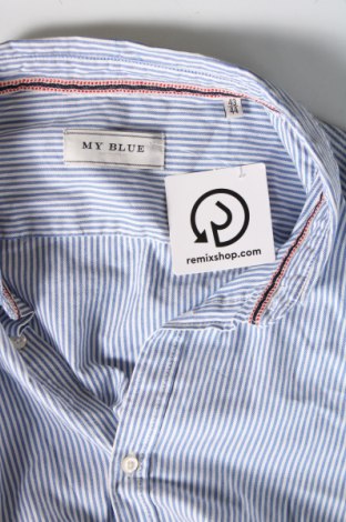 Ανδρικό πουκάμισο My Blue by Tchibo, Μέγεθος L, Χρώμα Πολύχρωμο, Τιμή 7,36 €