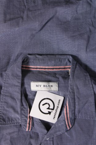 Мъжка риза My Blue by Tchibo, Размер M, Цвят Син, Цена 7,25 лв.