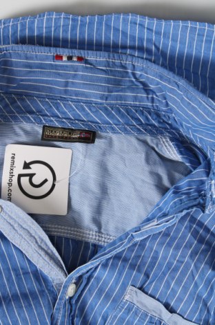 Ανδρικό πουκάμισο Napapijri, Μέγεθος M, Χρώμα Μπλέ, Τιμή 46,39 €