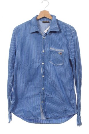 Ανδρικό πουκάμισο Napapijri, Μέγεθος M, Χρώμα Μπλέ, Τιμή 24,12 €