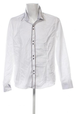 Мъжка риза Nara Camicie, Размер 3XL, Цвят Бял, Цена 29,00 лв.