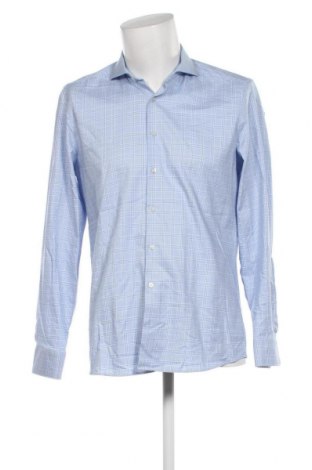 Ανδρικό πουκάμισο Olymp, Μέγεθος L, Χρώμα Μπλέ, Τιμή 28,20 €