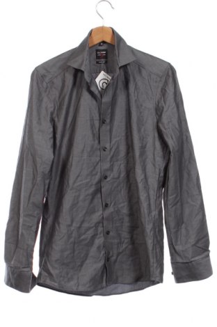 Ανδρικό πουκάμισο Olymp, Μέγεθος S, Χρώμα Γκρί, Τιμή 11,92 €