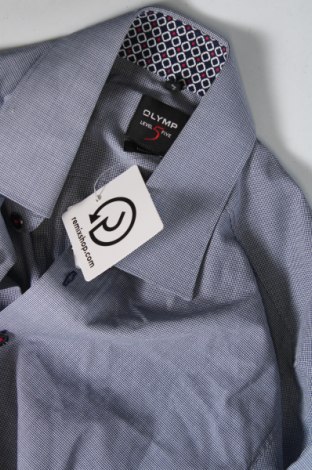 Ανδρικό πουκάμισο Olymp, Μέγεθος M, Χρώμα Μπλέ, Τιμή 11,63 €