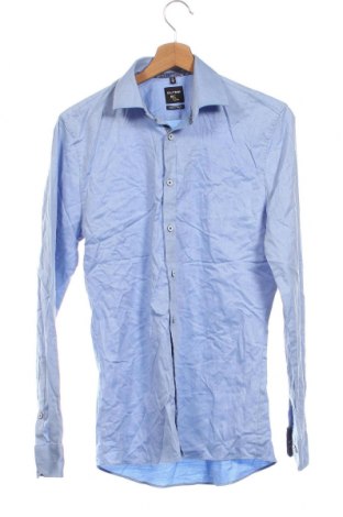 Ανδρικό πουκάμισο Olymp, Μέγεθος S, Χρώμα Μπλέ, Τιμή 11,92 €