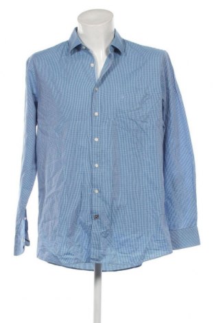 Ανδρικό πουκάμισο Olymp, Μέγεθος XL, Χρώμα Μπλέ, Τιμή 11,34 €