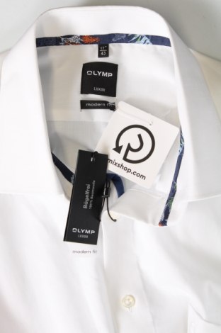 Ανδρικό πουκάμισο Olymp, Μέγεθος XL, Χρώμα Λευκό, Τιμή 47,85 €