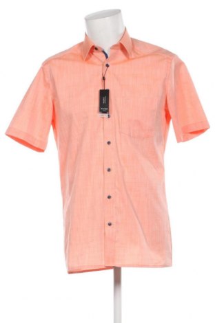 Ανδρικό πουκάμισο Olymp, Μέγεθος M, Χρώμα Πορτοκαλί, Τιμή 28,39 €