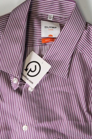 Ανδρικό πουκάμισο Olymp, Μέγεθος XL, Χρώμα Βιολετί, Τιμή 29,07 €