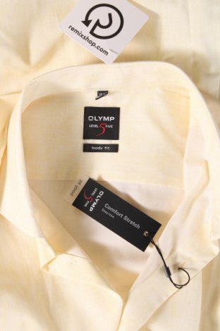 Ανδρικό πουκάμισο Olymp, Μέγεθος L, Χρώμα Κίτρινο, Τιμή 26,82 €