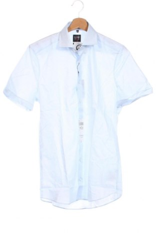 Ανδρικό πουκάμισο Olymp, Μέγεθος S, Χρώμα Μπλέ, Τιμή 31,55 €