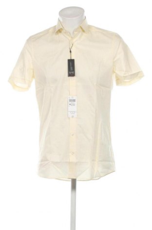 Ανδρικό πουκάμισο Olymp, Μέγεθος S, Χρώμα Κίτρινο, Τιμή 31,73 €