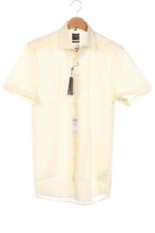 Ανδρικό πουκάμισο Olymp, Μέγεθος M, Χρώμα Κίτρινο, Τιμή 31,55 €