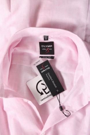 Herrenhemd Olymp, Größe M, Farbe Rosa, Preis 26,82 €