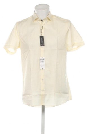 Ανδρικό πουκάμισο Olymp, Μέγεθος L, Χρώμα Κίτρινο, Τιμή 44,69 €