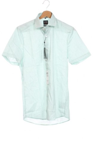 Ανδρικό πουκάμισο Olymp, Μέγεθος S, Χρώμα Πράσινο, Τιμή 18,40 €