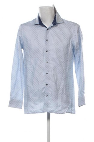 Ανδρικό πουκάμισο Olymp, Μέγεθος M, Χρώμα Μπλέ, Τιμή 29,07 €