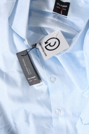 Ανδρικό πουκάμισο Olymp, Μέγεθος L, Χρώμα Μπλέ, Τιμή 43,98 €