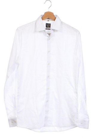 Ανδρικό πουκάμισο Olymp, Μέγεθος S, Χρώμα Λευκό, Τιμή 20,41 €