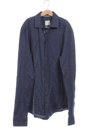 Ανδρικό πουκάμισο Olymp, Μέγεθος S, Χρώμα Μπλέ, Τιμή 15,31 €