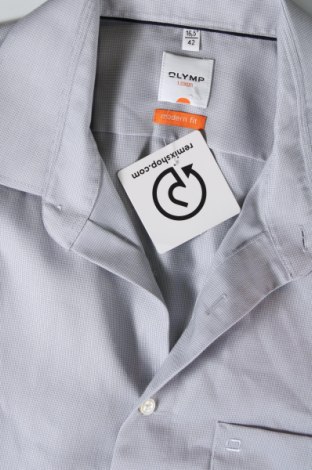 Мъжка риза Olymp, Размер L, Цвят Сив, Цена 42,77 лв.