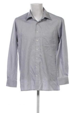 Ανδρικό πουκάμισο Olymp, Μέγεθος L, Χρώμα Γκρί, Τιμή 10,76 €